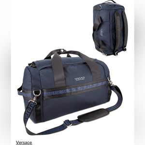 Versace duffle bag / backpack/ travel/ Weekender / gym bag